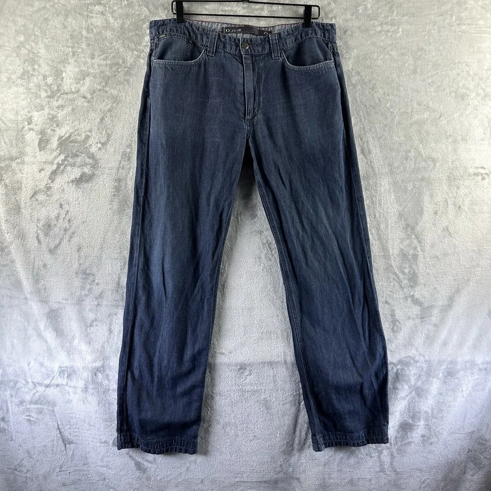 Joe's Jeans Men's 36 x 30 Blue Dark Wash Cotton Classic Fit Straight Leg